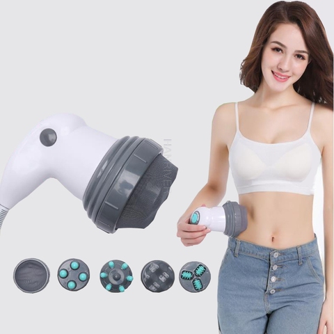 6 in 1 Full Relax Tone Spin Body Massager 3D Electric Full Body Slimming Massager Roller Cellulite Massaging Smarter Device ► Photo 1/5