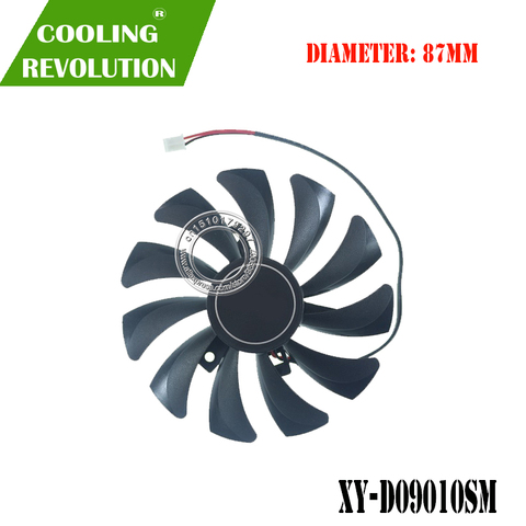 XY-D09010SM DC12V 2PIN graphics fan for MSI GeForce GTX 1650 AERO ITX 4G OC ► Photo 1/2