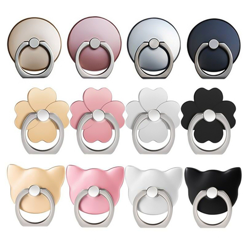 Finger Ring Mobile Phone Stand Holder For iPhone 7 Samsung cell Smart Round Phone Ring holder Grip Socket Smartphone Mount Stand ► Photo 1/6