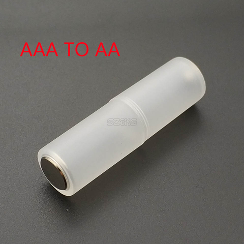 AAA to AA Size Cell Battery Converter Adapter Adaptor Batteries Holder Plastic Case Switcher Wholesale ► Photo 1/1
