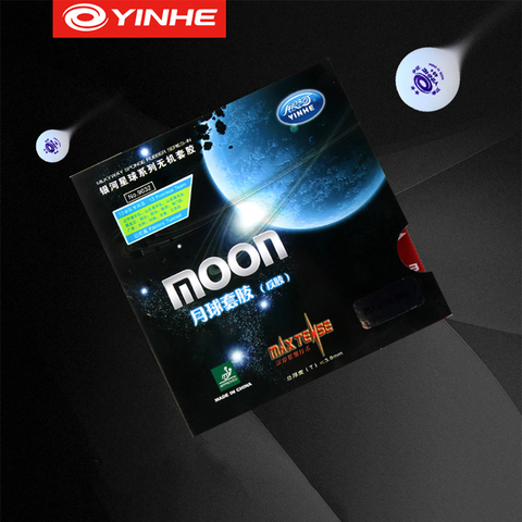 Original Yinhe Moon Max Tense Factory Tuned pips in Table Tennis Rubber with Sponge For Ping Pong Racket Galaxy Moon Rubber ► Photo 1/5