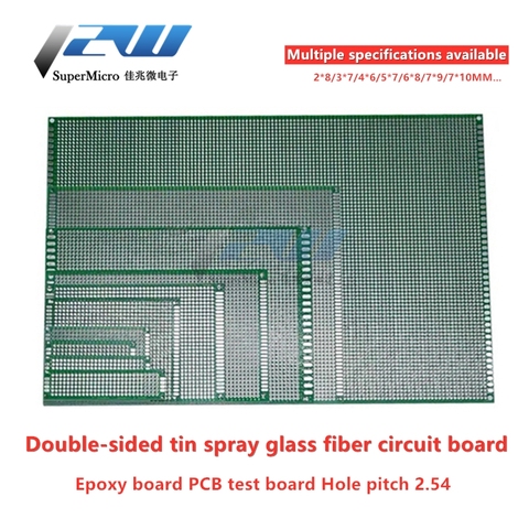 Double-sided tin plate PCB circuit board 4*6 5*7 6*8 7*9CM glass fiber board universal board hole board ► Photo 1/6