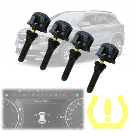 Tire Pressure Monitoring System 52940-L1100 For Hyundai Sonata DN8 KIA Seltos 2022-2022 TPMS 52940L1100 433MHz 4pcs ► Photo 1/5