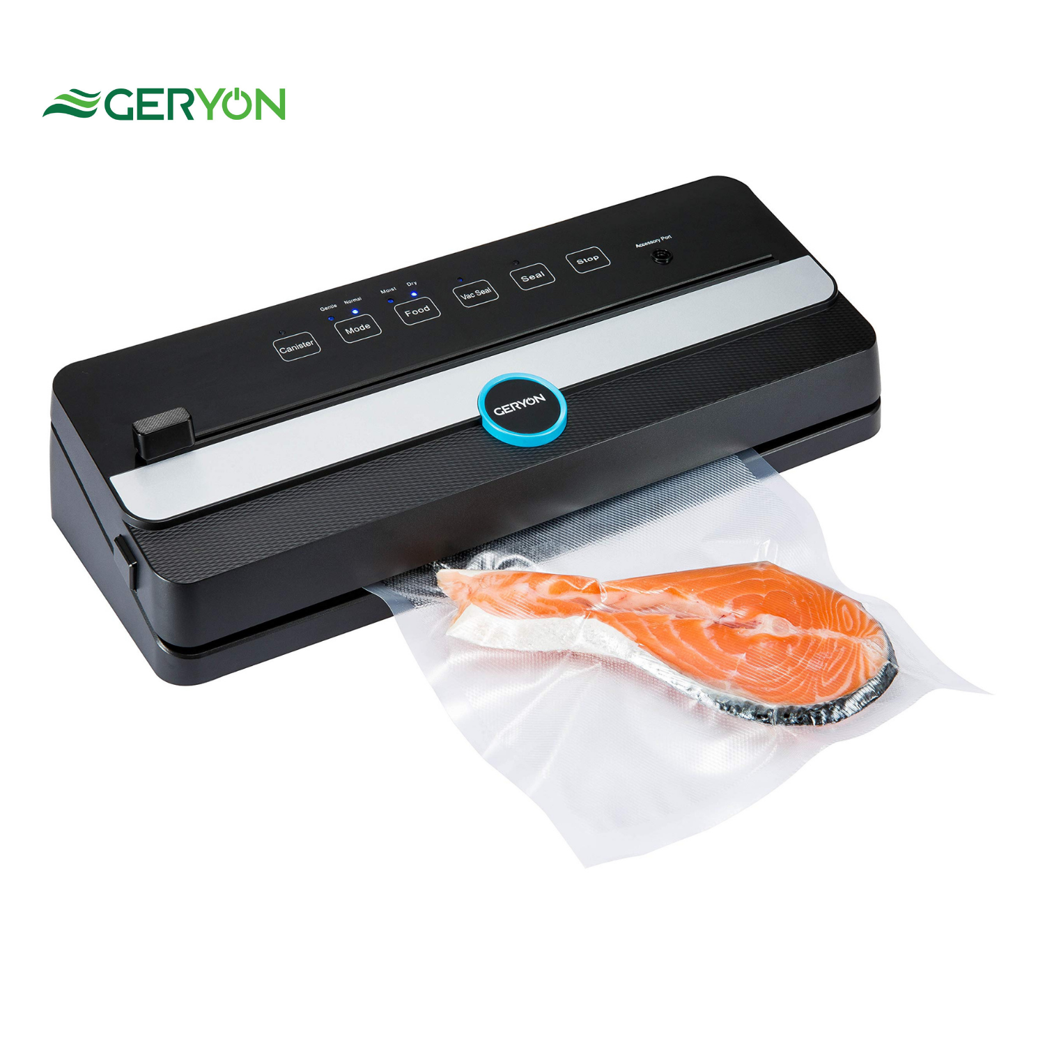 GERYON Vacuum Sealer Sous Vide Vacuum Packer Built-in Cutter Automatic Food  Sealer Machine for Food Savers with Rolls / Bags - Price history & Review