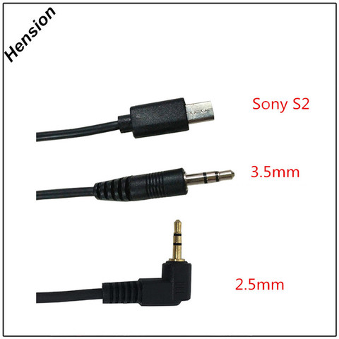 2.5mm/3.5mm S2 Remote Shutter Release Connecting Cable for Sony A58 NEX-3N A7 A3000 A5000 A6000 RX10 RX100II RX100III HX300 ► Photo 1/6