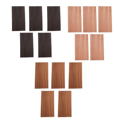 Set of 5pcs Guitar Wood Headplate Head Veneer Decor Guitar Shell Sheet Headplate Replacement Guitar Tool Parts Accs ► Photo 1/6