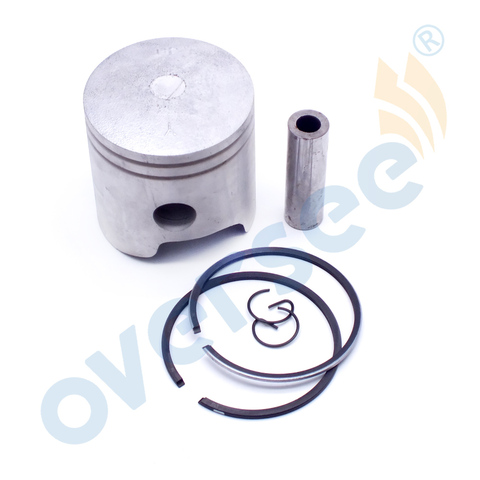 6E7-11631-00 Piston Kit Std With Piston Ring For Yamaha 2T Outboard Parts 9.9 15HP 682 684 63V 63W series D56mm 6E7-11631 Parsun ► Photo 1/3