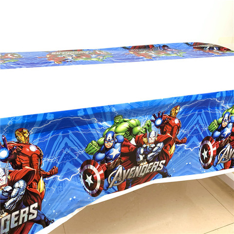 Buy Online Disney Avenger Captain America 1 1 1 8m Birthday Party Decoration Kids Supplies Disposable Tableware Tablecloth Baby Shower Alitools