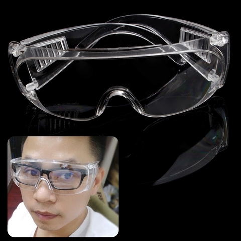 New Clear Vented Safety Goggles Eye Protection Protective Lab Anti Fog Glasses ► Photo 1/5