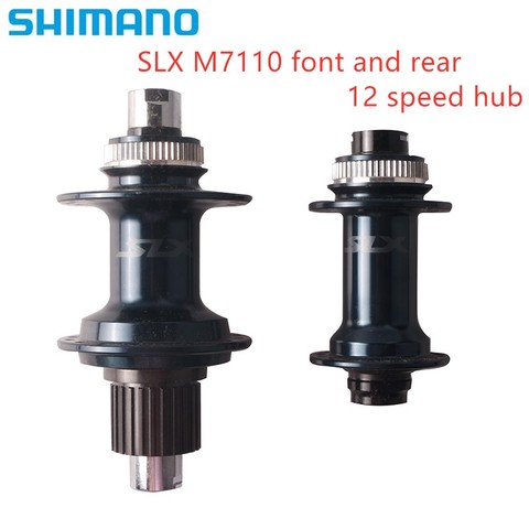 Shimano XT M8110 SLX  M7110 front rear  Hub  Centerlock Disc Brake MICRO SPLINE 12 Speed Front Rear 32H Hub ► Photo 1/6