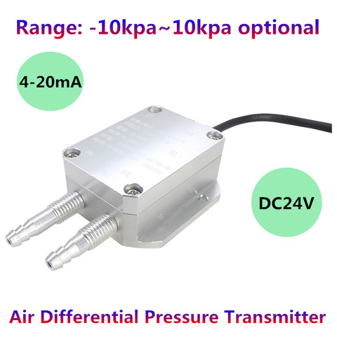 4-20mA Output 10pa 50pa 100pa 10kPa Optional Air Pressure Transmitter Micro Pressure Sensor Air Wind Pressure Transducer ► Photo 1/6