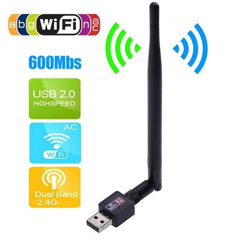 Buy Online Wireless Ap Usb Wifi Adapter Network Card 600mbps Antenna Wifi Receiver Sharing For Windows Mac Os X Linux Computer Accessories Alitools