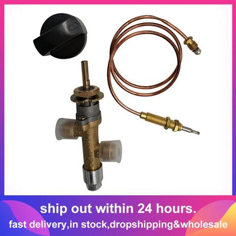 Propane Lpg Gas Fire Pit Control Safety Valve Flame Failure Device Gas Heater Valve with Thermocouple and Knob ► Photo 1/1