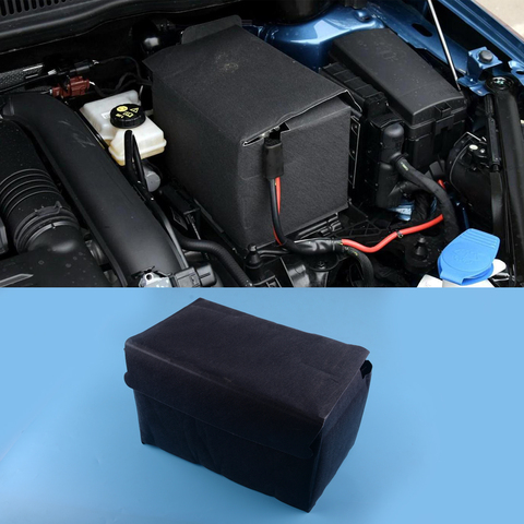 Battery Protective Case Freeze Cover Insulating Jacket Cotton Box Heat Thermo Cloth fit for VW Passat Golf Jetta A3 Leon Beetle ► Photo 1/4