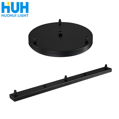 Lamps And Lanterns Ceiling Strips Long Rectangular Circular Ceiling Plate Base Chandelier Chassis Ceiling Plate Accessories ► Photo 1/6