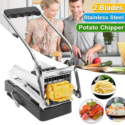 Non-slip Potato Cutting Machine Cutting French Fries Best Value Stainless Steel Home Use Potato Slicer Cucumber Kitchen Gadgets ► Photo 1/6