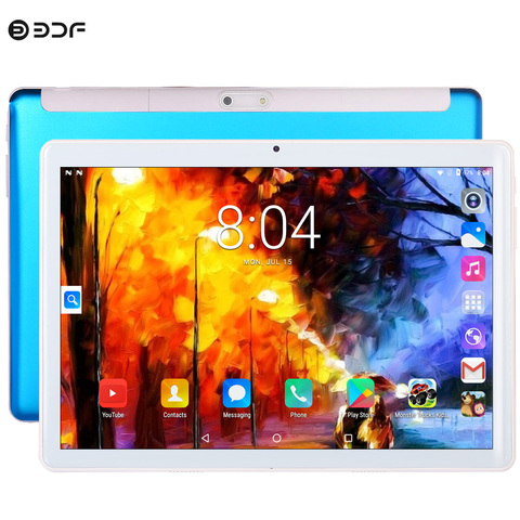 New 10.1 Inch 2.5D Tablet Pc Quad Core 2G Phone Call Android Google Play WiFi Bluetooth 1280x800 Dual SIM cards 1GB+16GB Tablets ► Photo 1/6