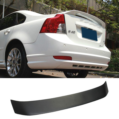 Car Trunk Spoiler Carbon Fiber FPR Auto Rear Trunk Wing Refit Accessories Spoiler For Volvo S40 2004-2012 ► Photo 1/6