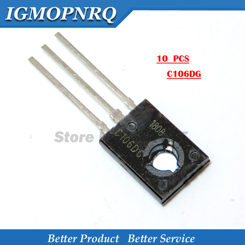 10PCS C106DG TO-126 C106 TO126 C106D One-way thyristor thyristor TO-126 4A 400V  new ► Photo 1/1