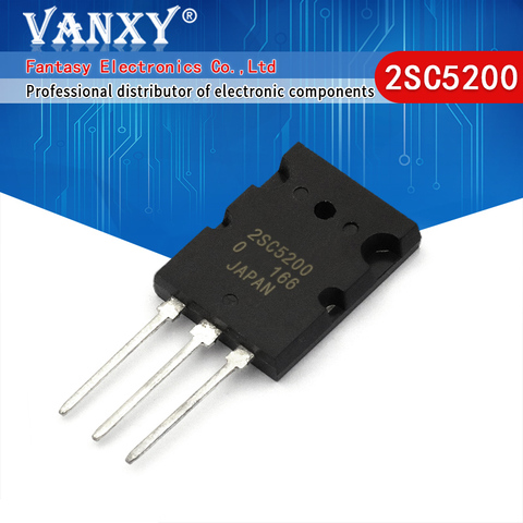 5PCS  2SC5200 TO-3P C5200 TO-3PL 5200 new and original ► Photo 1/2