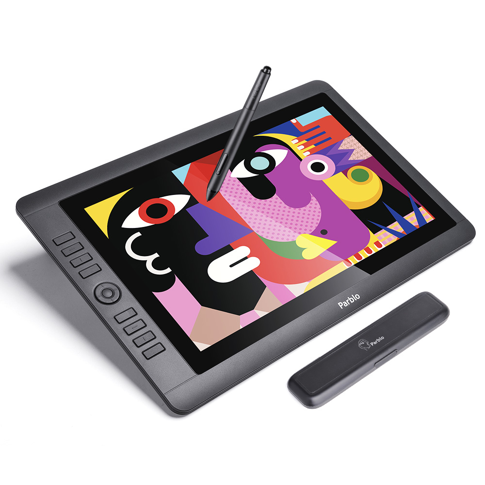 Графический планшет без подключения к компьютеру Parblo Coast16 Graphic Tablet Drawing Monitor 15.6" IPS LCD 1920x1080 Battery-fr