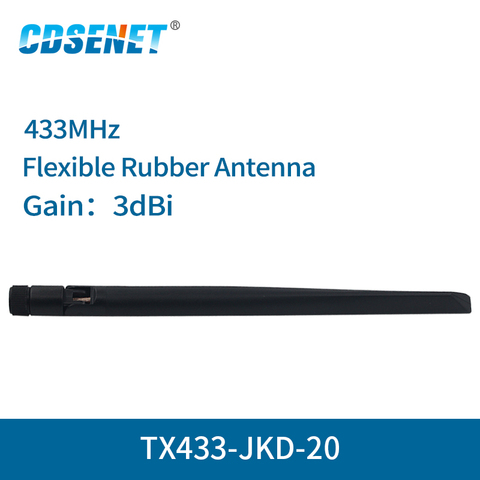 2pc/lot Wifi Antenna 433MHz High Gain 3dBi SMA Interface TX433-JKD-20 Omnidirectional antena wifi Omni ► Photo 1/5