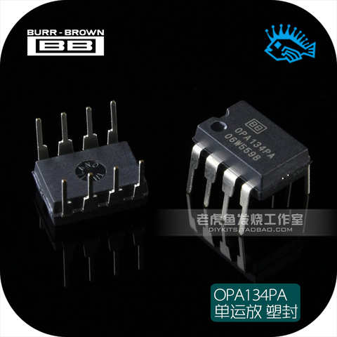 1pcs/5pcs OPA134PA DIP single op amp DIP8 US TI BB fever audio IC operational amplifier brand new original ► Photo 1/1