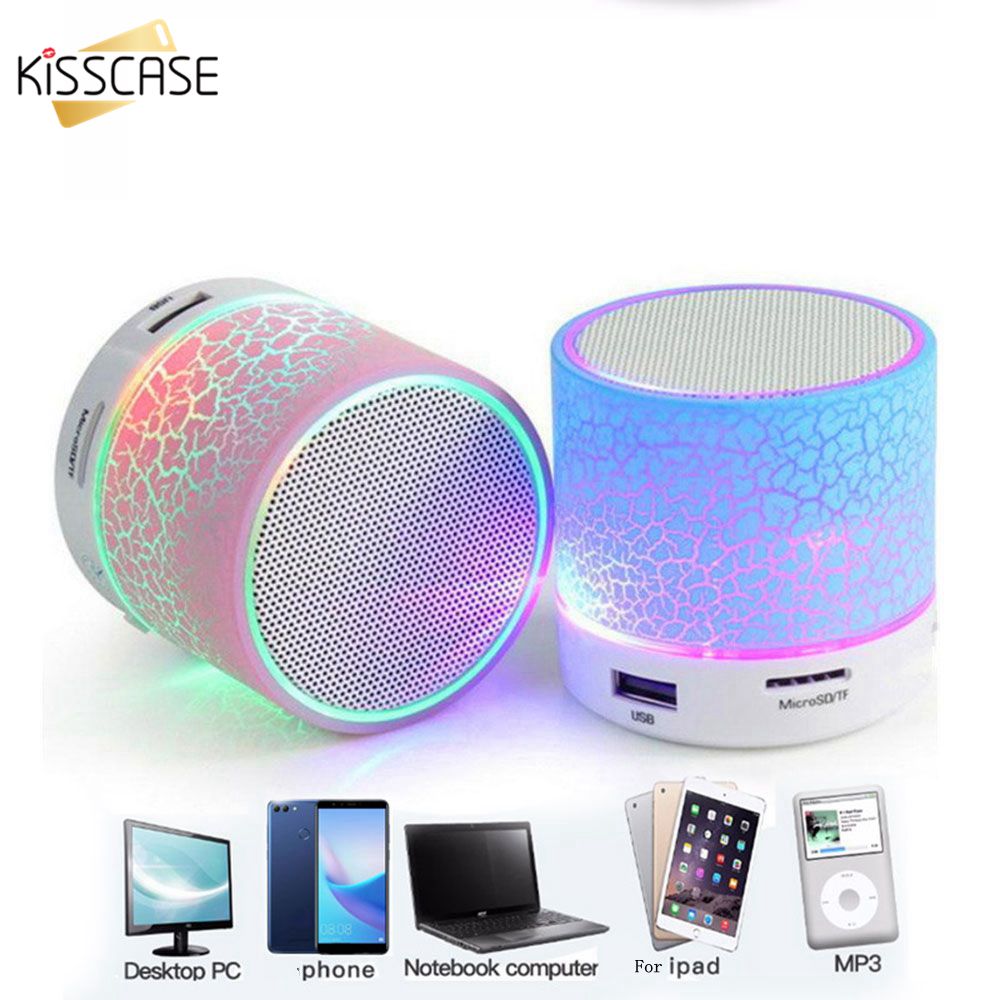 Price history & Review on KISSCASE Bluetooth Speaker Mini Wireless Loudspeaker Crack LED TF USB Subwoofer bluetooth Speakers mp3 stereo audio music player | AliExpress Seller - Surperwin Store |