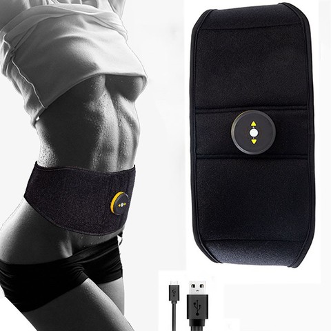 Body Slimming Belt Electric Abdominal Trainer Muscle Stimulator Toner Weight Loss New Smart EMS Fitness Vibration Belt Unisex ► Photo 1/1