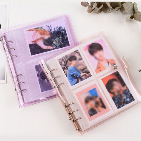 100 Pockets small photo album Home Picture Case Storage Portable Name Card Book Photo Album Card Photocard Name Card ID Holder ► Photo 1/6