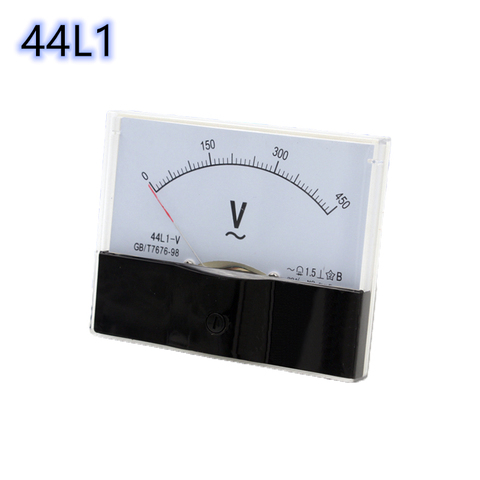 AC44L1 voltmeter analog panel voltmeter mechanical pointer type 90 degree deflection 30/50/100/150/250/300/450/500/600/750/1000V ► Photo 1/4