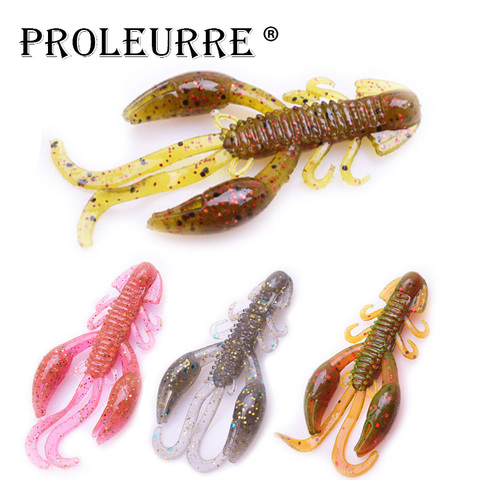 5pcs/lot Shrimp Larva Salt smell Soft Lures 50mm 2g Artificial Worms Fishing Lure Silicone Bass Pike Jig Swimbait Baits ► Photo 1/6