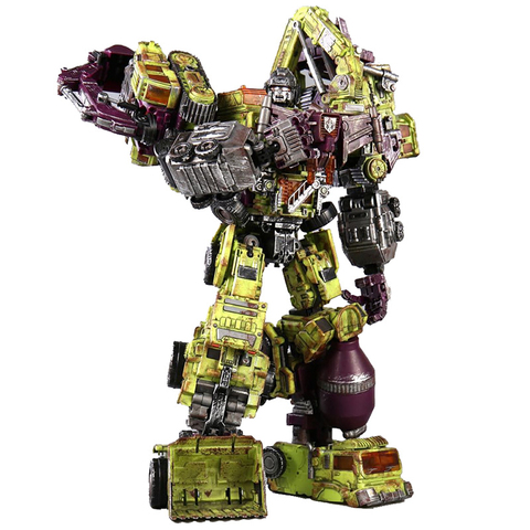 NBK 3349S Transformation Action Figure Toy Devastator 6in1 Combiner Robot Battle Damage Ver. Model 43cm Oversize Deformation Car ► Photo 1/6