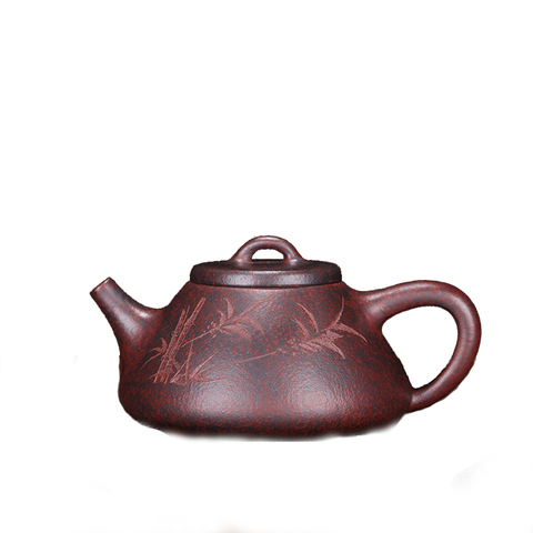 Yixing,Original Ore Purple Clay,Wood Burning,Tea Set,Ziye Stone Scoop Teapot,Drinkware,Zisha Pot,For Green Tea,Dark tea ► Photo 1/6