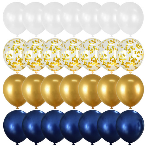 40pcs Navy Blue Balloon Set Wedding Kids Birthday Party Latex Confetti Balloons Garland Graduation Party Decoration Baby Shower ► Photo 1/6