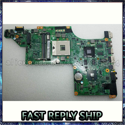 SHELI for HP DV6 DV6-3000 notebook pc motherboard laptop mainboard 603642-001 DA0LX6MB6H1 REV H HM55 main board ► Photo 1/3