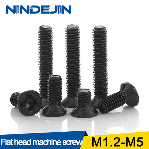 55pcs Countersunk Falt Head Phillips Screw M1.2 M1.4 M1.6 M1.7 M2 M2.5 M3 M4 M5 Carbon Steel Laptop Screw for Lenovo Samsung ► Photo 1/6