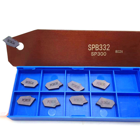 SPB226 SPB326 SPB323 SPB432 +10PCS SP200 SP300 SP400 grooving inserts carbide inserts turning tool ► Photo 1/5