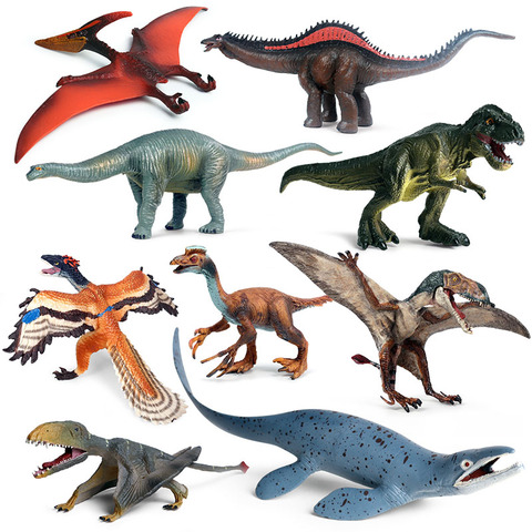 Oenux Simulation Jurassic Dinosaur Figures Toy Dino Park Carnotaurus Pterosaur Tyrannosaurus Model Collection Toy Kids Gift ► Photo 1/6