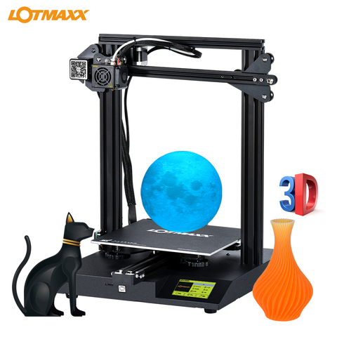 LOTMAXX SC-10 3D Printer Kit Silent Printing 235*235*280mm Build Volume Built-in Safety Power Supply Filament Run Out Detection ► Photo 1/6