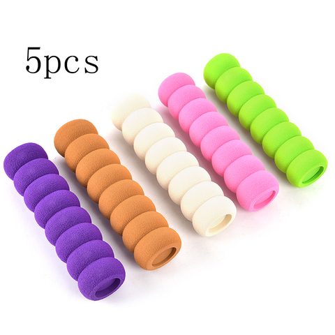 5pcs/set  Home Decor lastic Door Handle Foam Cover EVA Gree Coffee Door Knob Cover Practical Static-free Baby Safety Protective ► Photo 1/6