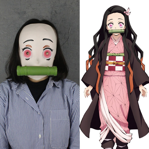 Kamado Nezuko Cosplay Costume Halloween Costumes For Girls