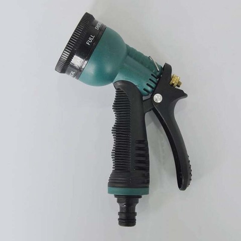 durable ajustable hose nozzles 8 pattern garden water gun high-pressure water spray gun for household car wash water gun head ► Photo 1/3