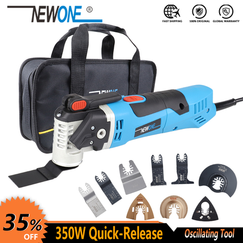 NEWONE Multi-Function tool 350W Quick Release Oscillating Tool Electric Trimmer Quick-change Tool Renovator Blades Wood-cutting ► Photo 1/6