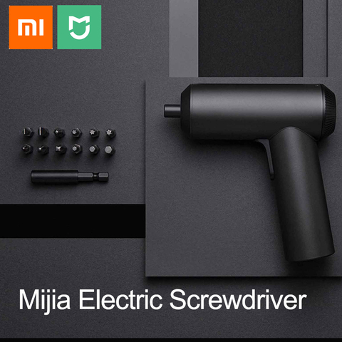 XIAOMI Mijia Cordless Rechargeable Power Screwdriver 3.6V 2000mAh Li-ion 5N.m Electric Screwdriver With 12Pcs S2 Screw Bits ► Photo 1/6