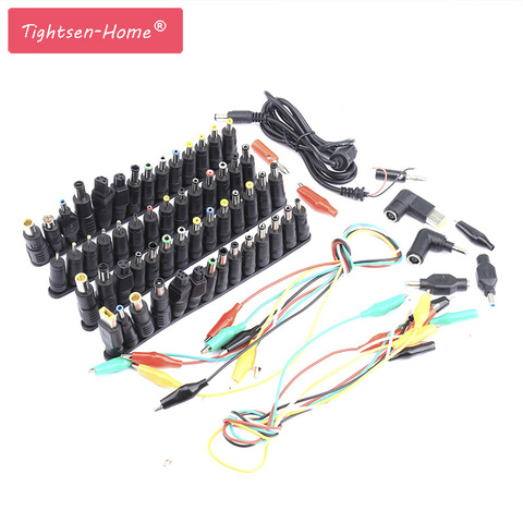 74 pcs Universal Laptop DC Power Supply Adapter Connector Plug AC DC conversion head Jack Charger Connectors Laptop Power Adapte ► Photo 1/6