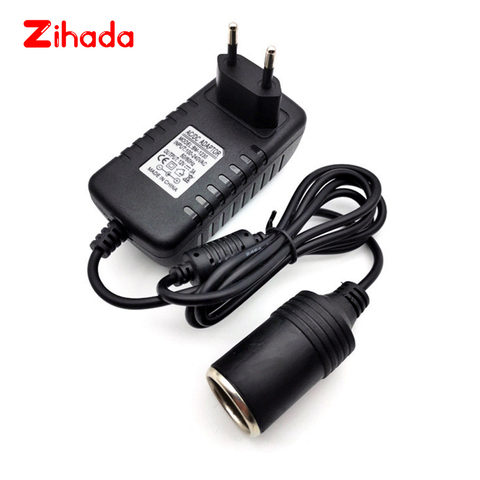 220V AC to DC 12V 1A 2A 3A Car Cigarette Lighter Charger Transformer Adapter Socket Car Electronic Devices EU UK US AU Plug ► Photo 1/6