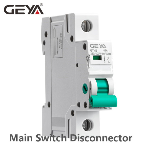 Din Rail Isolator Circuit Breaker 230V/400V Main Switch 63A 100A 125A Isolating switch GEYA ► Photo 1/1