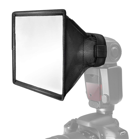 Universal Portable Flash Diffuser Light Softbox Speedlight Soft Box for DSLR Camera Pentax Minolta Flash Light Diffuser Dropship ► Photo 1/6