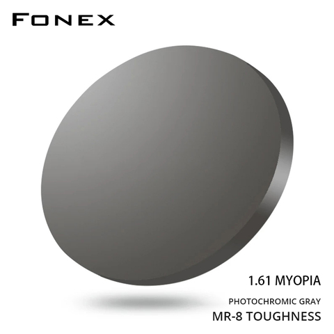 1.61MR-8 Photochromic  High Quality Toughness Thinner Super-Tough Optical Lenses Aspheric Lens (Suggest for Punch/Trough/Trim) ► Photo 1/4